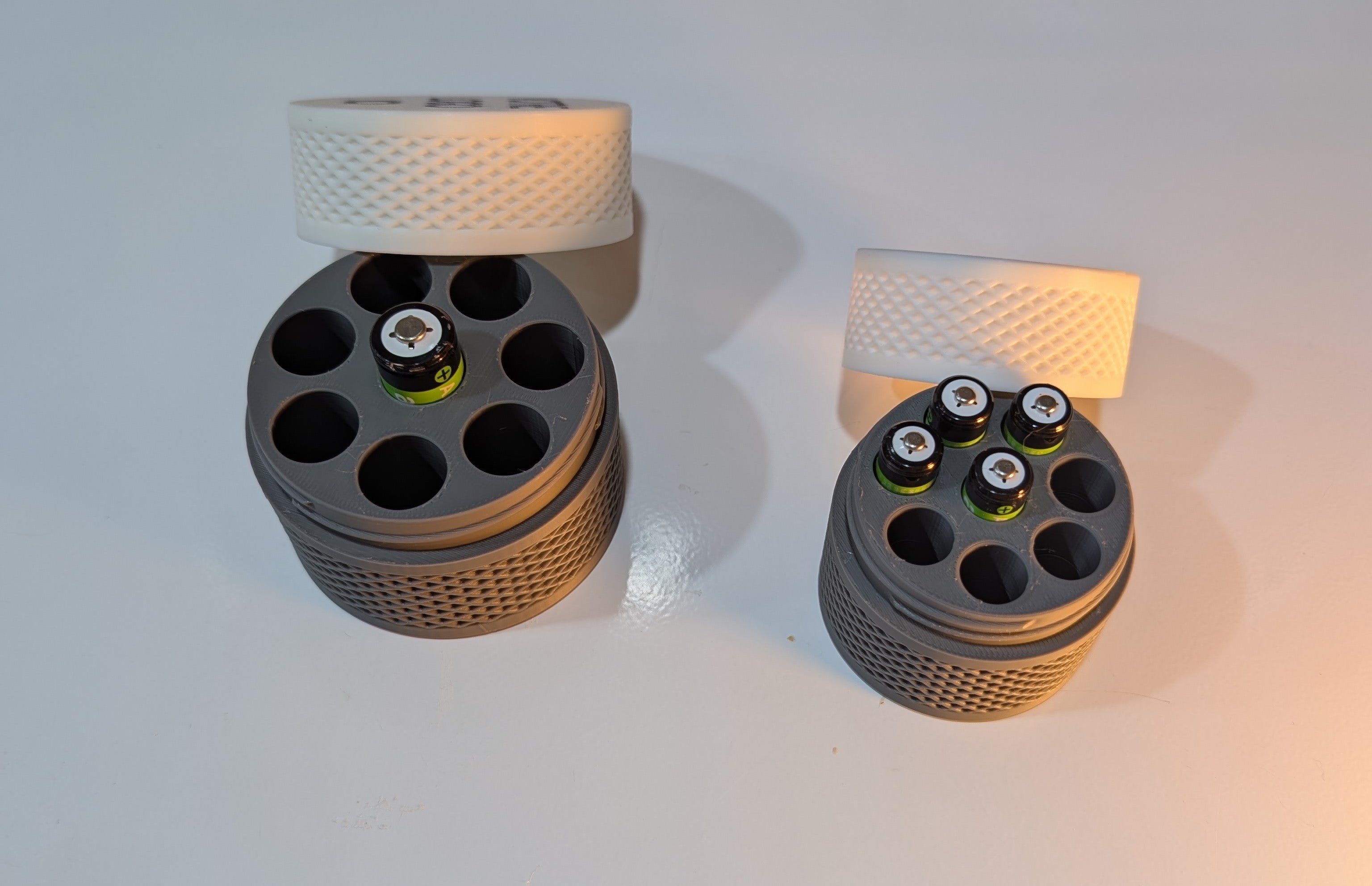 Battery Organizer Jar – AA & AAA